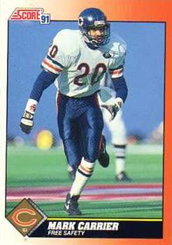 Mark Carrier Chicago Bears 1991 Score NFL #416